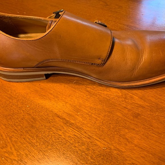 Warfield & Grand "James" Brown Leather Double Monk Strap Slip On Men's 10-M NICE - Picture 6 of 13